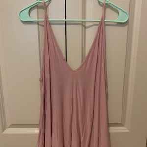 Deep V Spaghetti Strap Tank